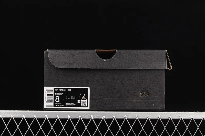All categories Air Jordan Jordan series basketball shoes Air Jordan 1 Mid Air Jordan 1 Mid Crater AJ1 Joe 1 black multi-color racing blue Zhongbang basketball shoes DM3529-001